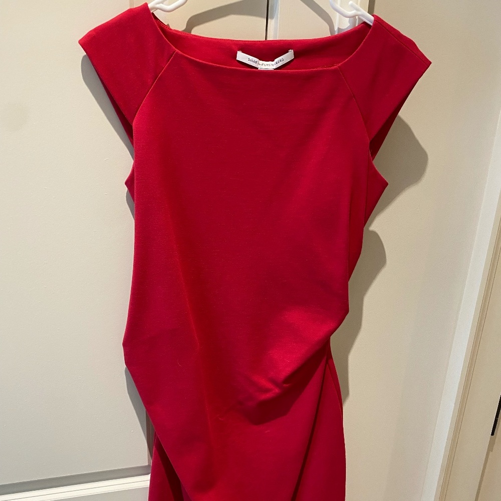 Diane von Furstenburg Gabi Dress Raspberry Size 4